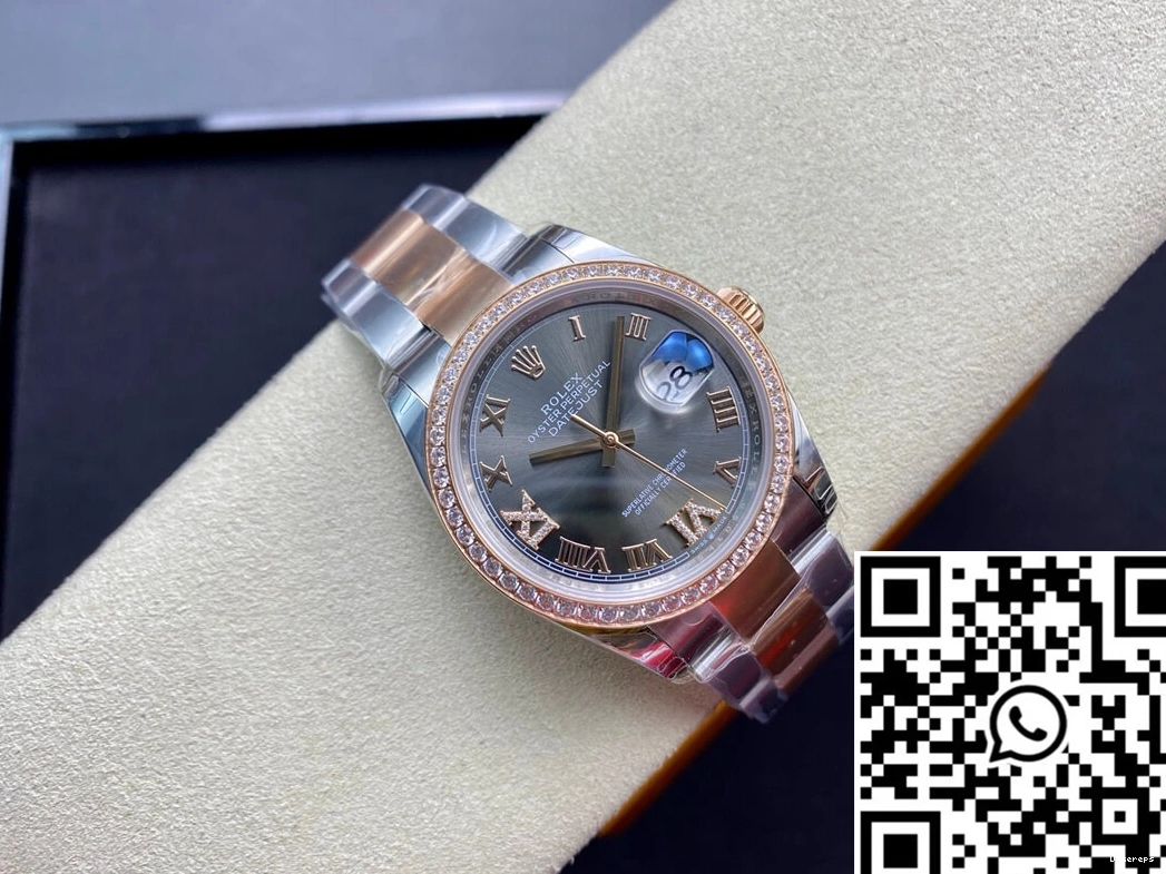 EW 732 M126281RBR-0012 Reliable Datejust Bezel Rolex Diamond-set Factory 0806